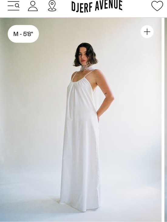 Djerf Avenue Dresses & Skirts - Djerf Avenue White Maxi Slip Gown